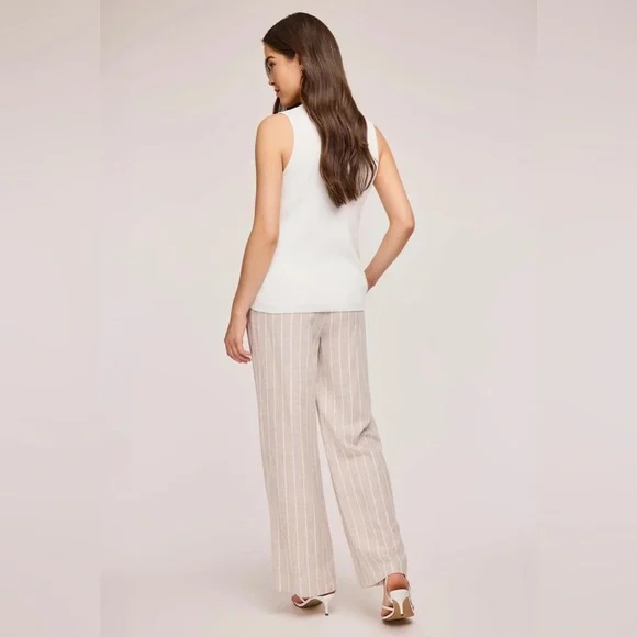 Gentle Fawn Finley Pant in Linen Stripe - Picture 3 of 10